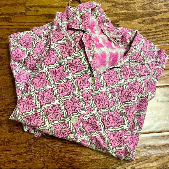 Roller Rabbit Other - ROLLER RABBIT Jemima Cotton Pajama Loungewear Top & Bottom Set